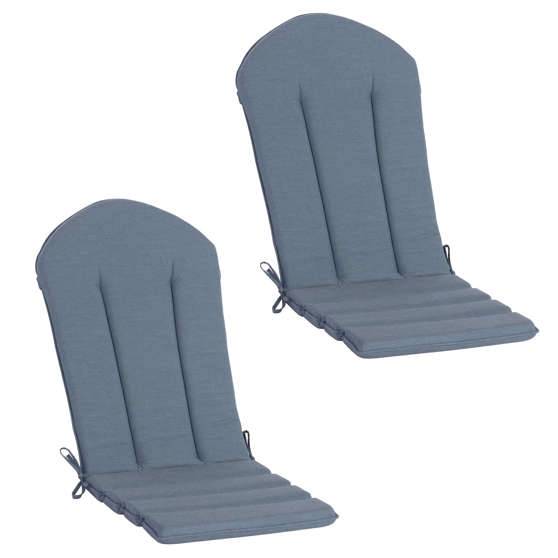 50"x20" Adirondack Chair Cushions Set of 2, Outdoor Rocking Chair Cushions Water-Resistant Weather Resistant High Back Patio Replacement Cushions,Folding Patio Chair Pad